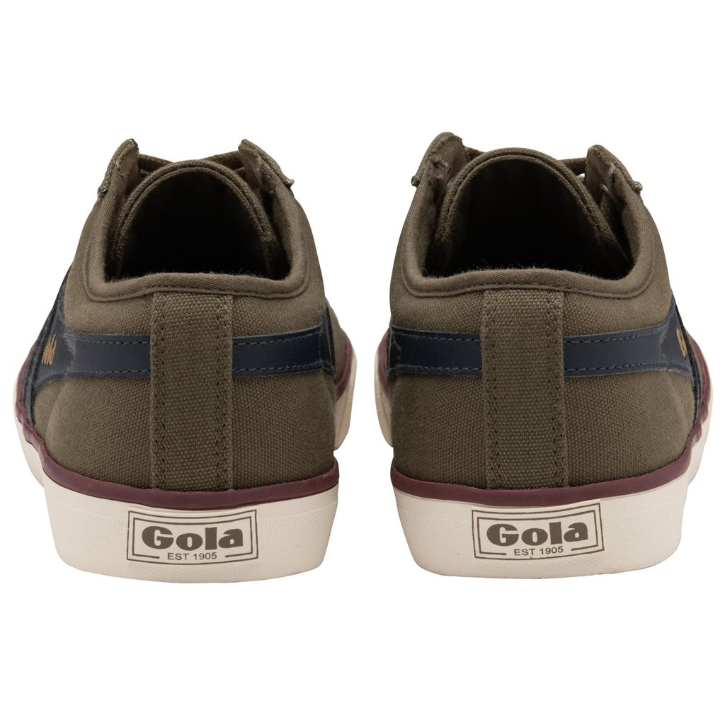 Gola Vegan Classics Comet Plimsoll Sneakers Khaki Sötétkék Bordó Hungary | GIO-239480