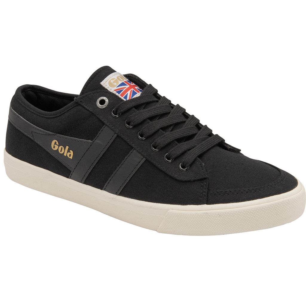 Gola Vegan Classics Comet Plimsoll Sneakers Fekete Fekete Fehér Hungary | DYC-504396