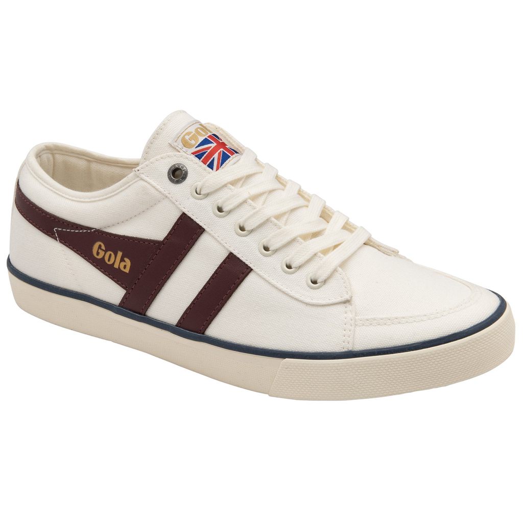 Gola Vegan Classics Comet Plimsoll Sneakers Fehér Bordó Sötétkék Hungary | RLX-835071
