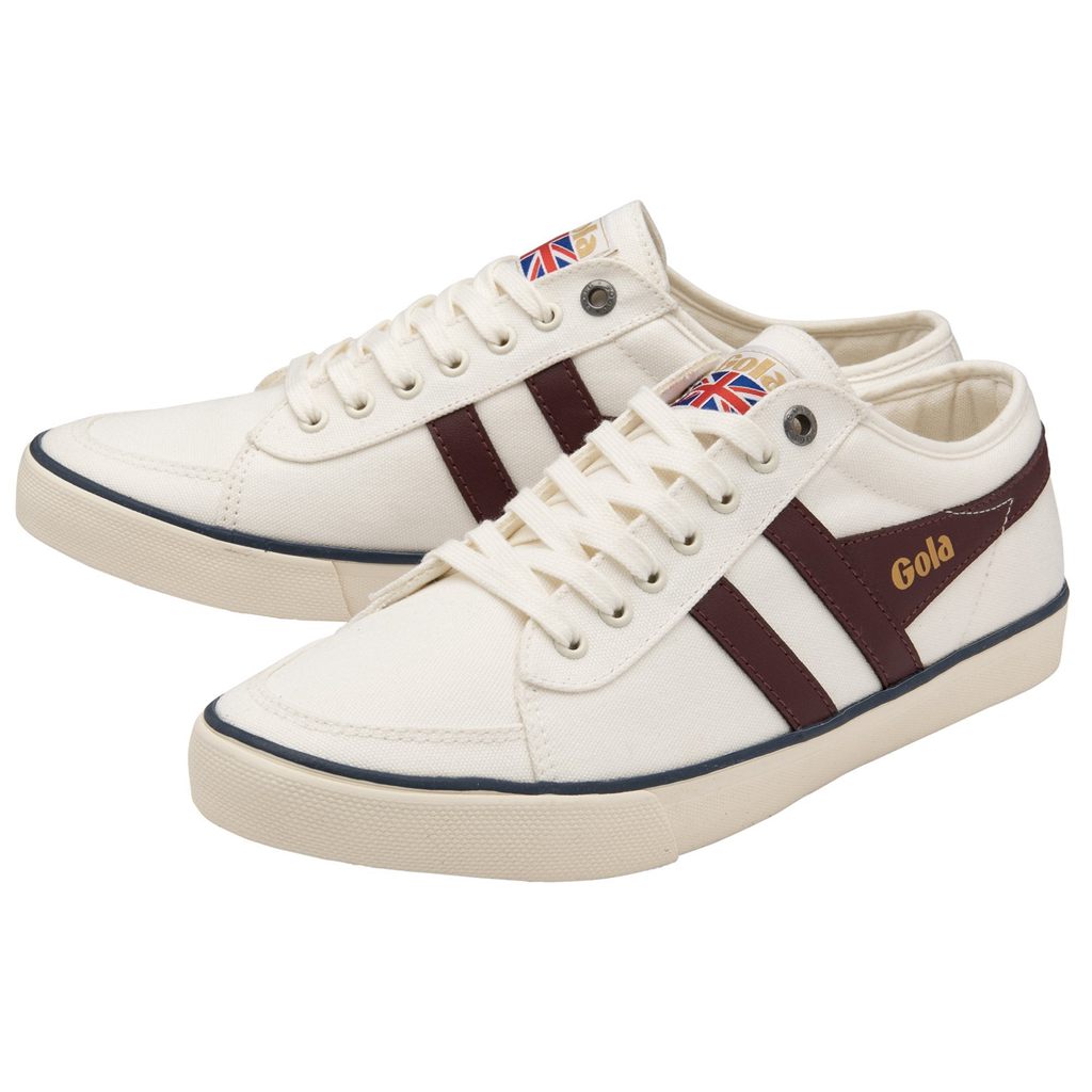 Gola Vegan Classics Comet Plimsoll Sneakers Fehér Bordó Sötétkék Hungary | RLX-835071