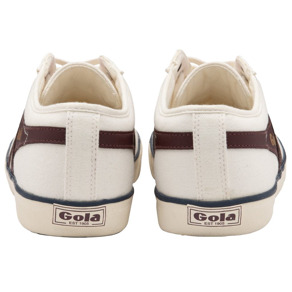 Gola Vegan Classics Comet Plimsoll Sneakers Fehér Bordó Sötétkék Hungary | RLX-835071