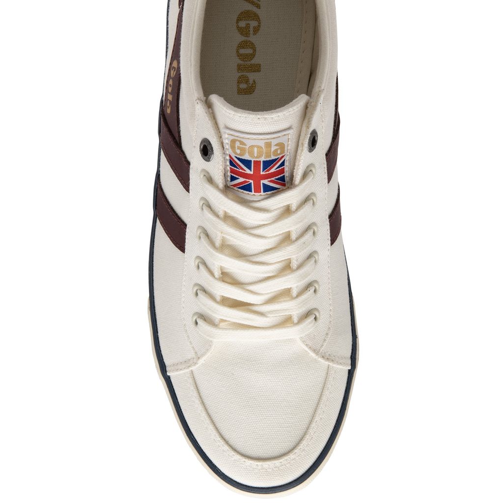 Gola Vegan Classics Comet Plimsoll Sneakers Fehér Bordó Sötétkék Hungary | RLX-835071