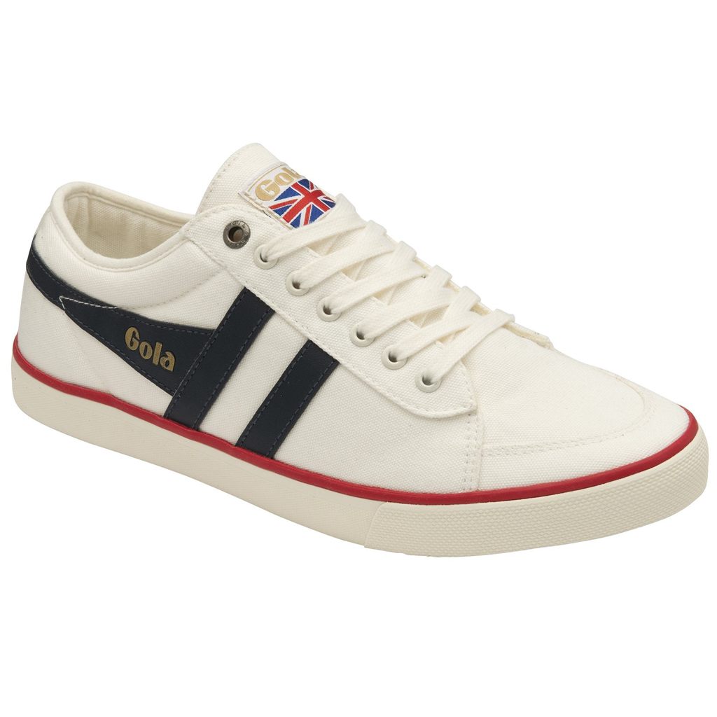 Gola Vegan Classics Comet Plimsoll Sneakers Fehér Sötétkék Piros Hungary | OJY-257913
