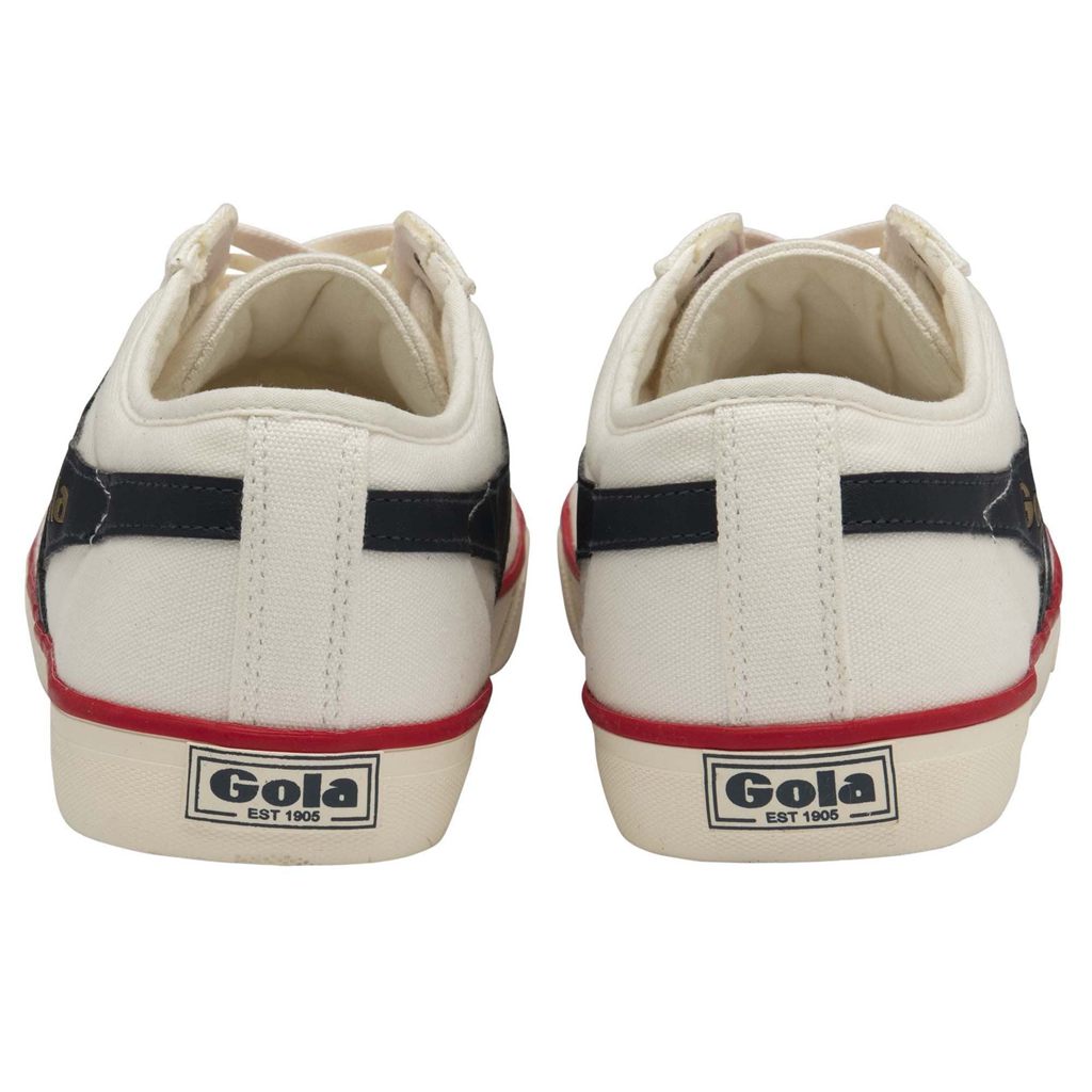 Gola Vegan Classics Comet Plimsoll Sneakers Fehér Sötétkék Piros Hungary | OJY-257913