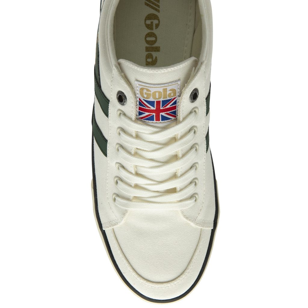 Gola Vegan Classics Comet Plimsoll Sneakers Fehér Fekete Hungary | QUH-503418