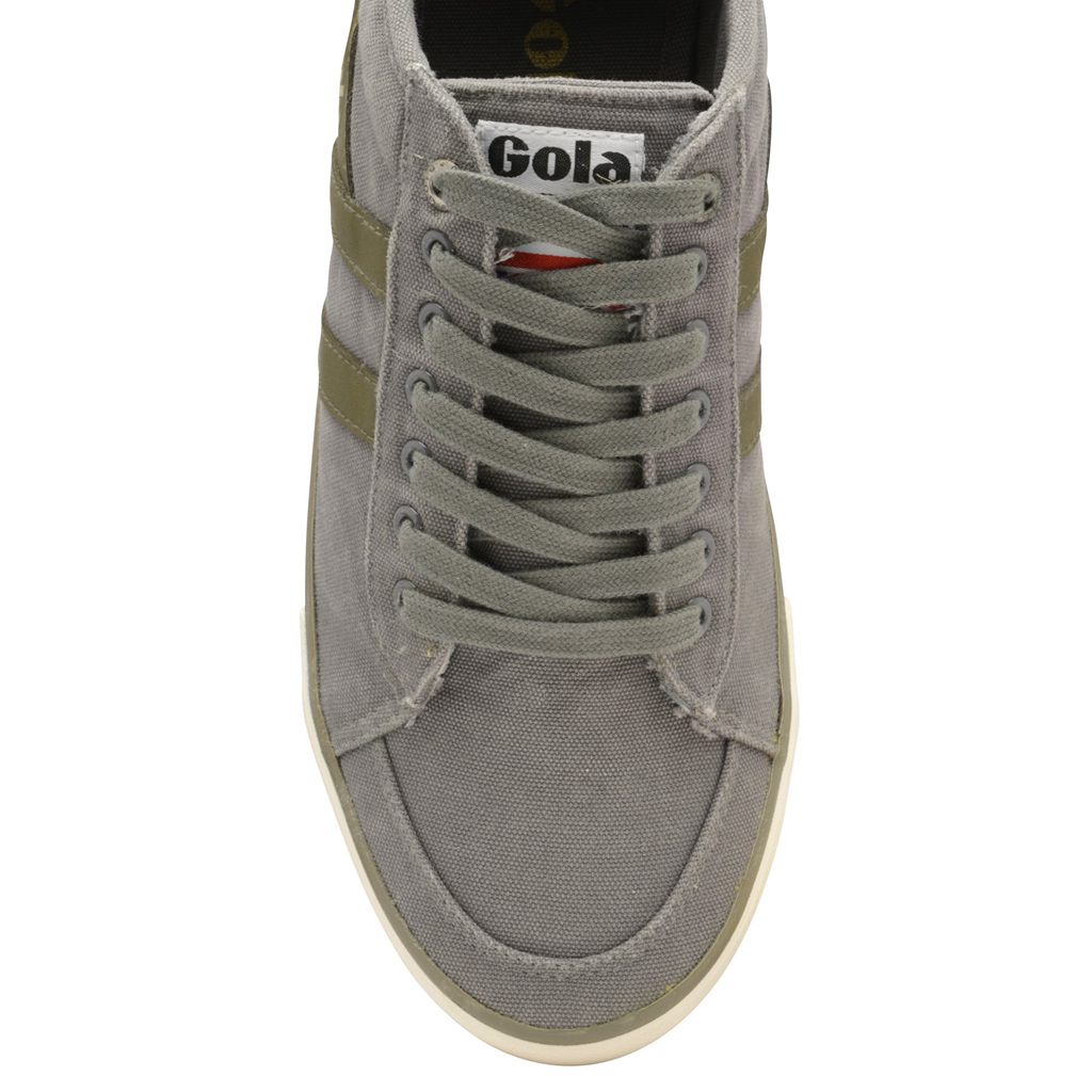 Gola Vegan Classics Comet Plimsoll Sneakers Szürke Khaki Hungary | RUO-457129