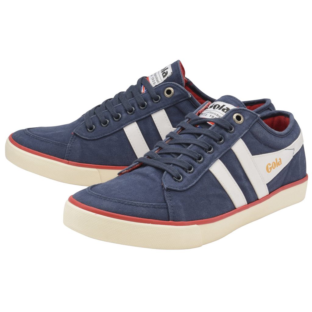 Gola Vegan Classics Comet Plimsoll Sneakers Sötétkék Fehér Hungary | OAK-752193