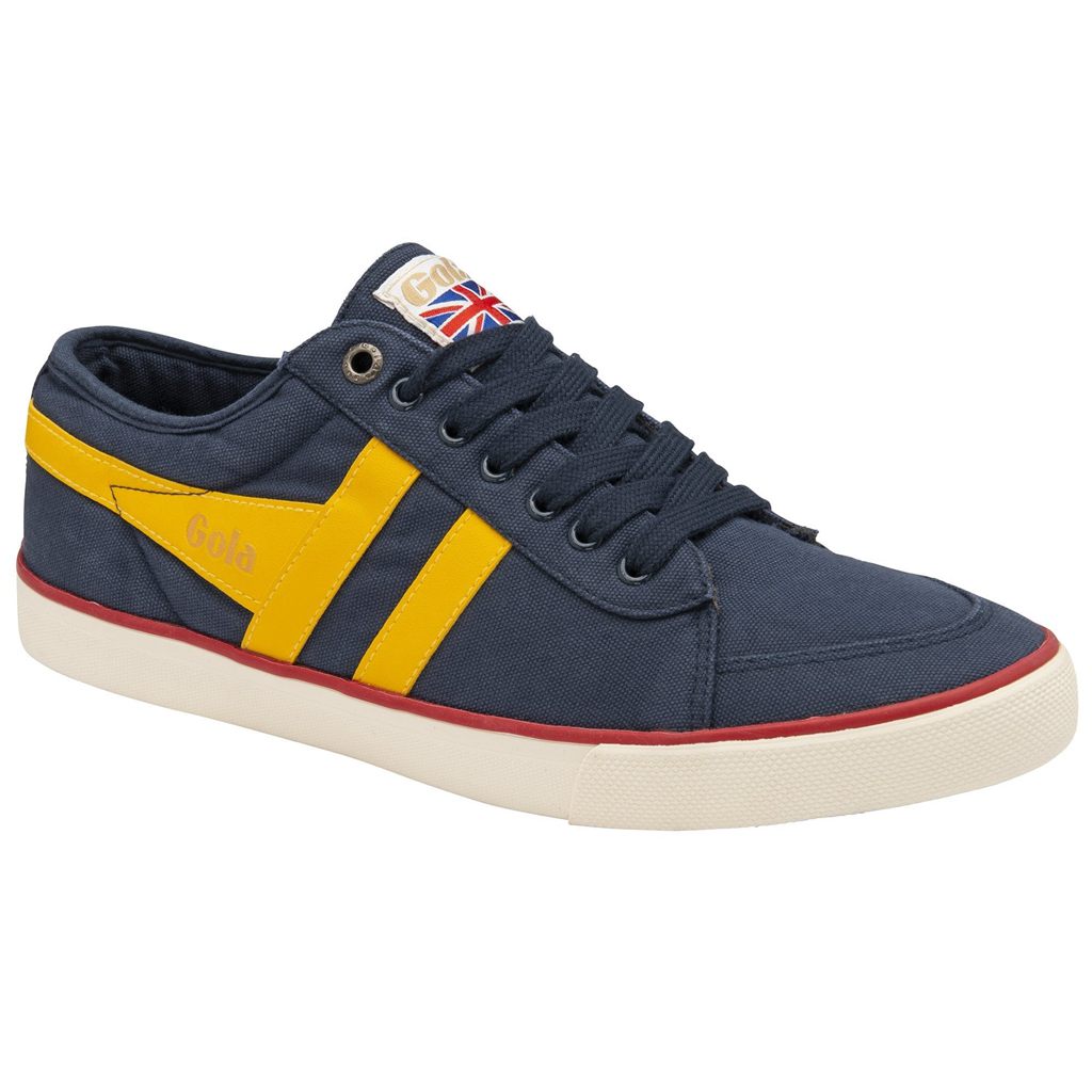 Gola Vegan Classics Comet Plimsoll Sneakers Sötétkék Piros Hungary | RHZ-938405