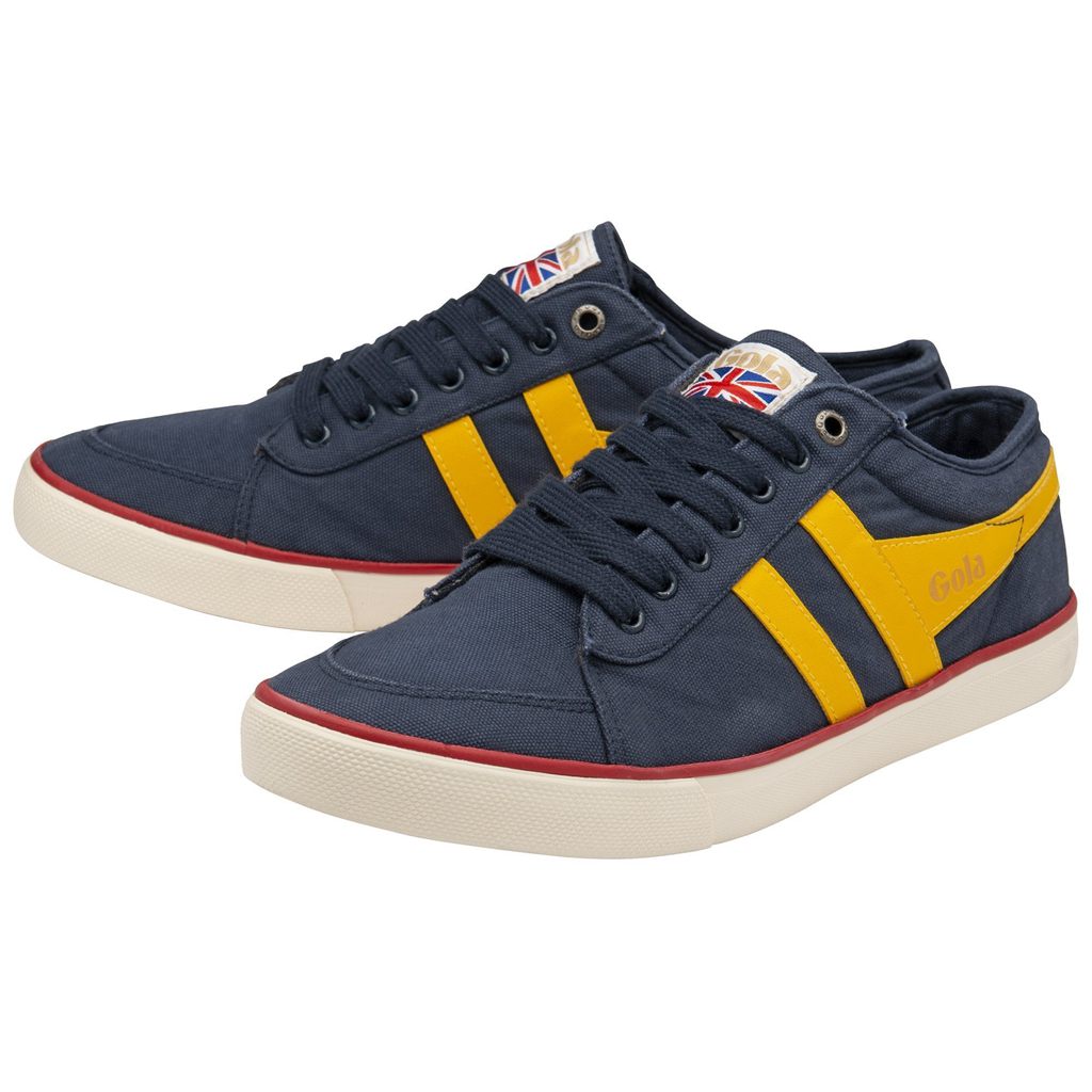 Gola Vegan Classics Comet Plimsoll Sneakers Sötétkék Piros Hungary | RHZ-938405
