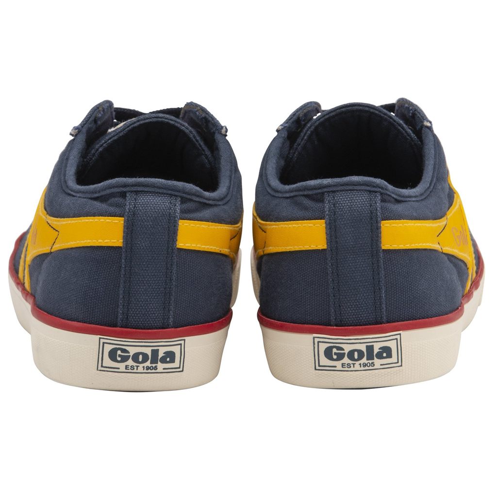 Gola Vegan Classics Comet Plimsoll Sneakers Sötétkék Piros Hungary | RHZ-938405