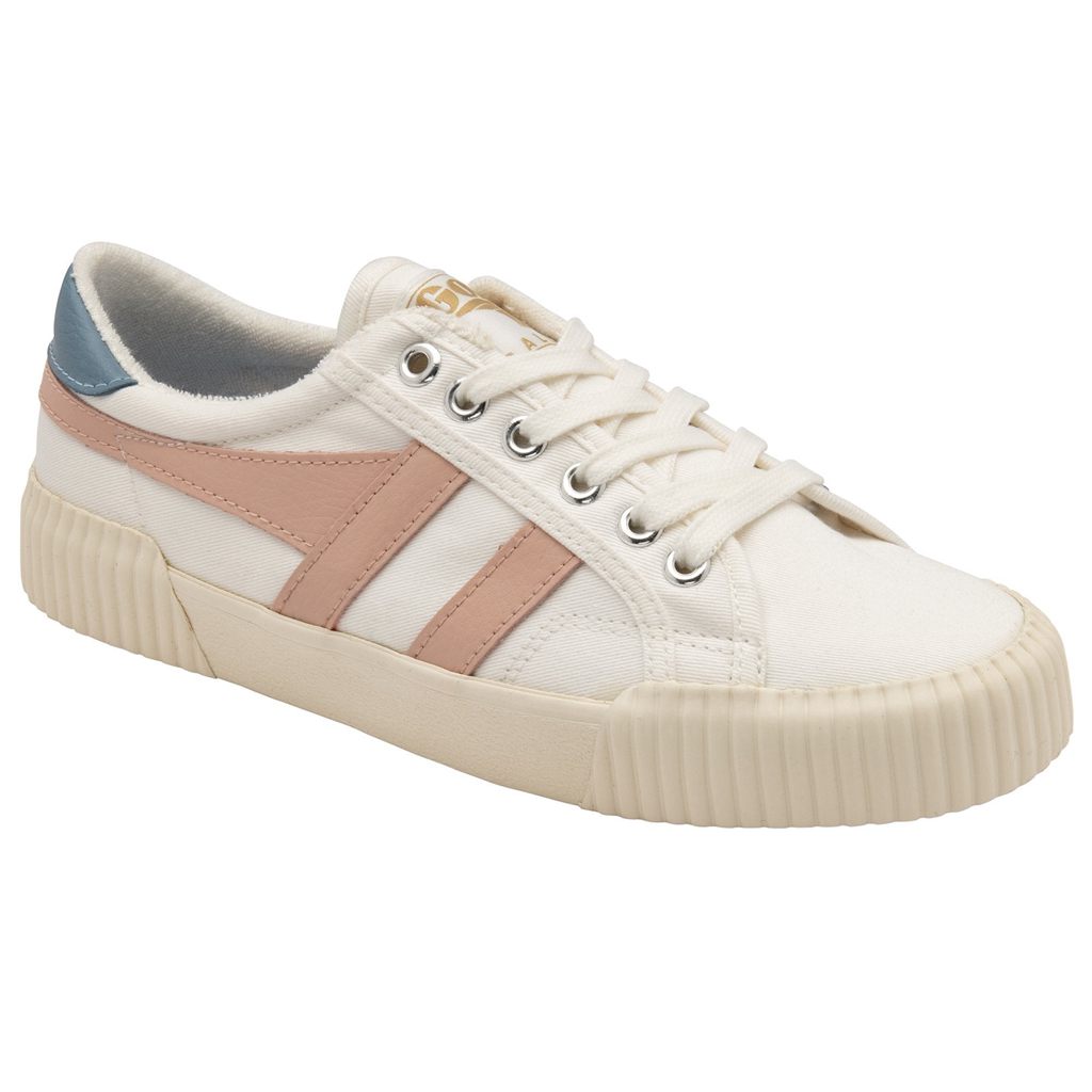 Gola Vegan Classics Rally Plimsoll Sneakers Fehér Rózsaszín Hungary | DQG-239680