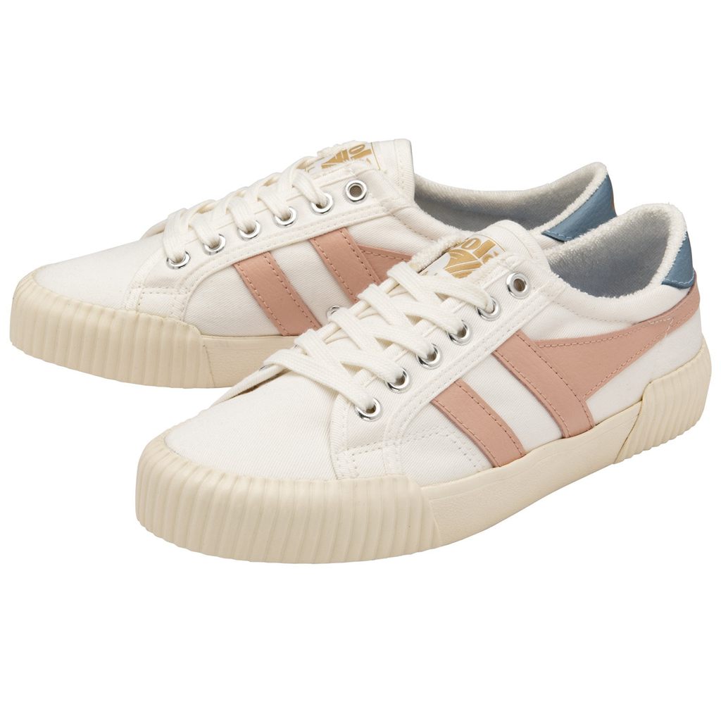 Gola Vegan Classics Rally Plimsoll Sneakers Fehér Rózsaszín Hungary | DQG-239680