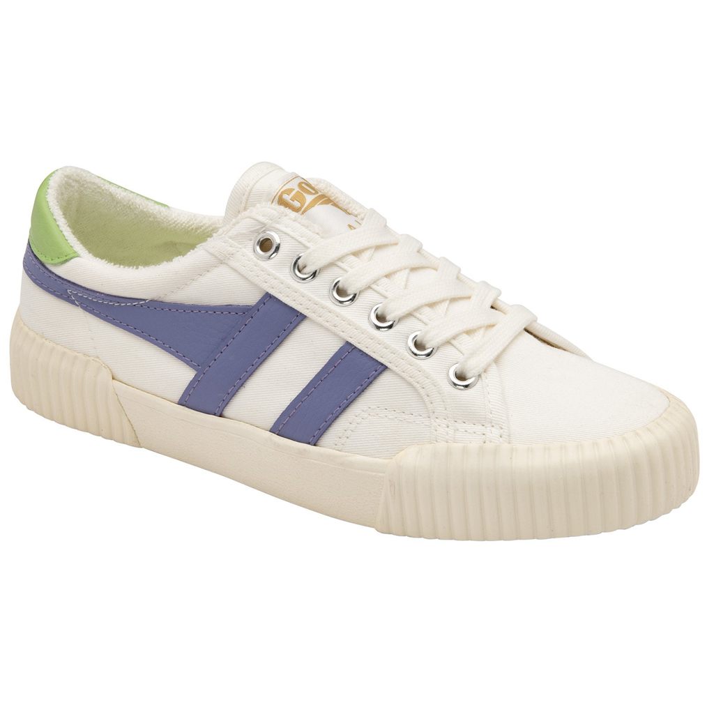 Gola Vegan Classics Rally Plimsoll Sneakers Fehér Levendula Zöld Hungary | LNZ-281697