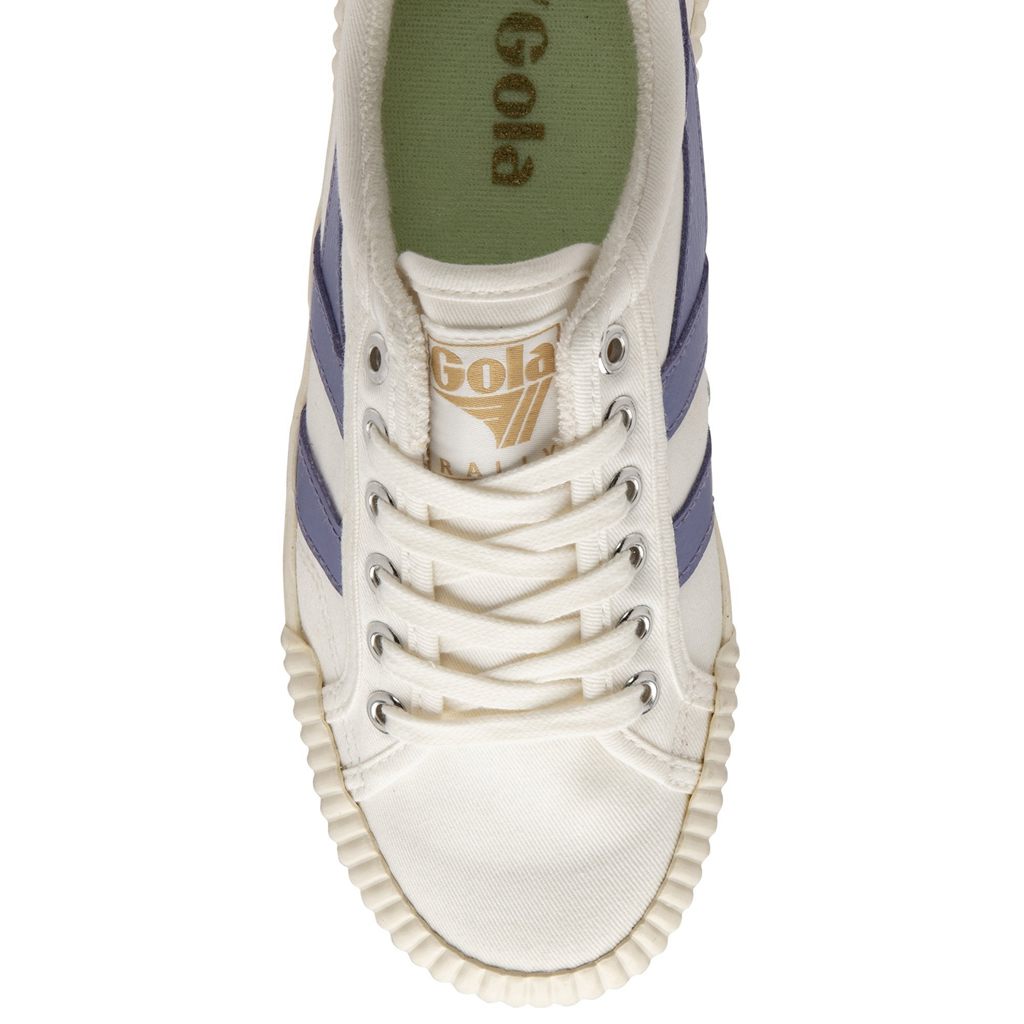 Gola Vegan Classics Rally Plimsoll Sneakers Fehér Levendula Zöld Hungary | LNZ-281697