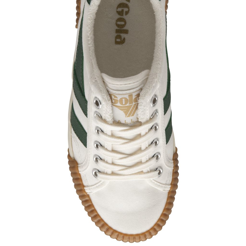 Gola Vegan Classics Rally Plimsoll Sneakers Fehér Zöld Hungary | WKT-615032