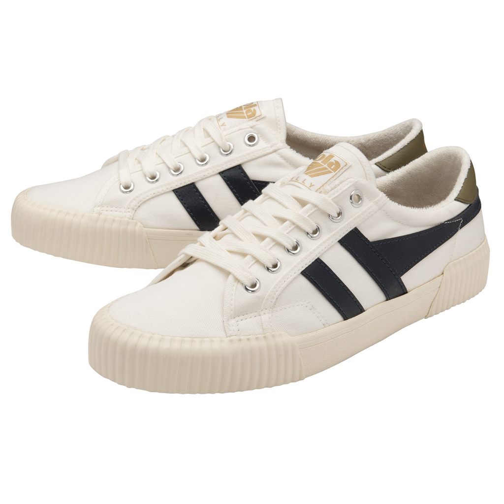 Gola Vegan Classics Rally Plimsoll Sneakers Fehér Sötétkék Khaki Hungary | VIN-126749