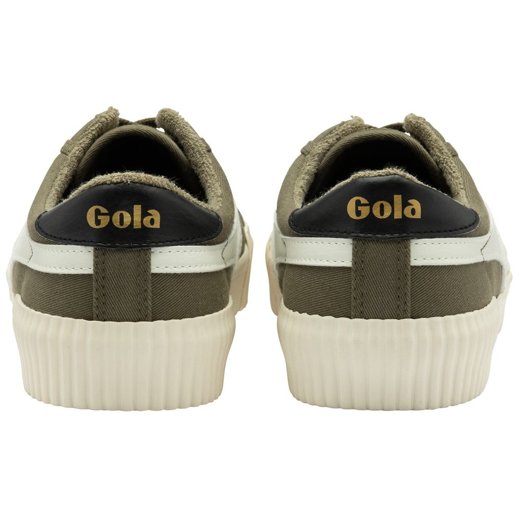 Gola Vegan Classics Rally Plimsoll Sneakers Khaki Fehér Fekete Hungary | SFM-690871