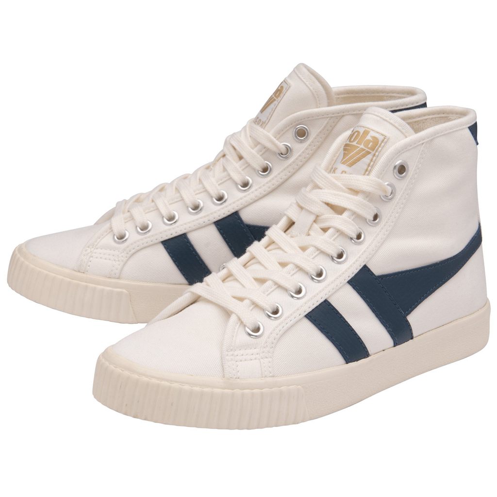 Gola Vegan Classics Tennis Mark Cox High Sneakers Fehér Kék Hungary | FWB-596480