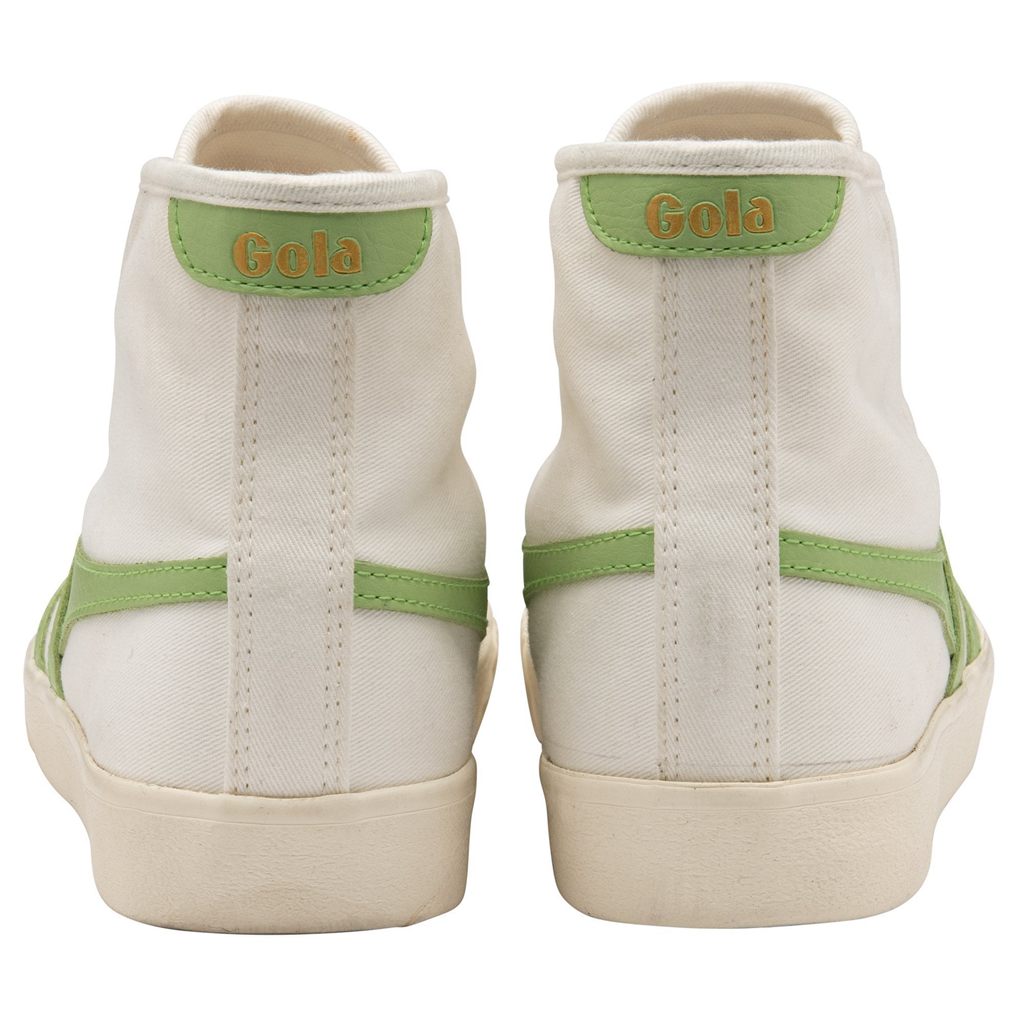 Gola Vegan Classics Tennis Mark Cox High Sneakers Fehér Zöld Hungary | XNZ-570643
