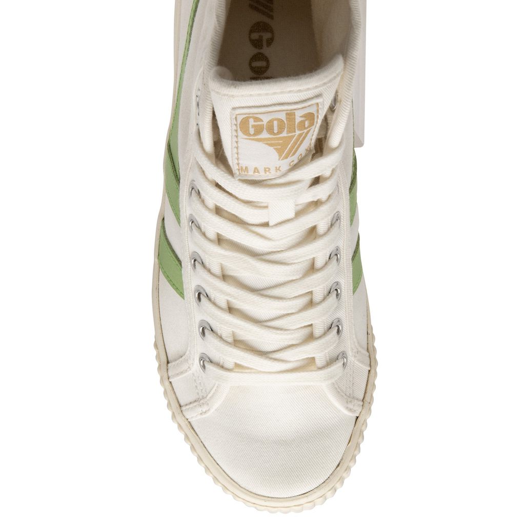 Gola Vegan Classics Tennis Mark Cox High Sneakers Fehér Zöld Hungary | XNZ-570643