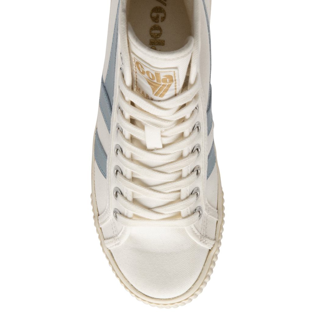 Gola Vegan Classics Tennis Mark Cox High Sneakers Fehér Kék Hungary | IFK-920367