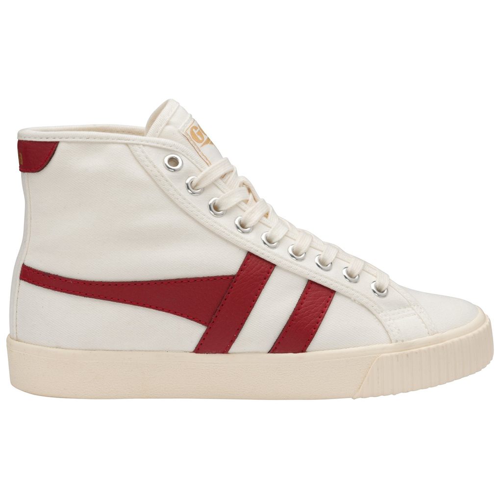 Gola Vegan Classics Tennis Mark Cox High Sneakers Fehér Mélypiros Hungary | WNU-569318