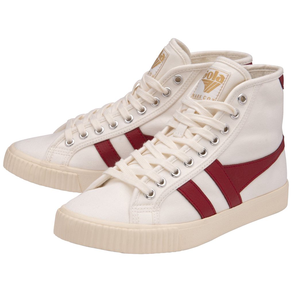 Gola Vegan Classics Tennis Mark Cox High Sneakers Fehér Mélypiros Hungary | WNU-569318
