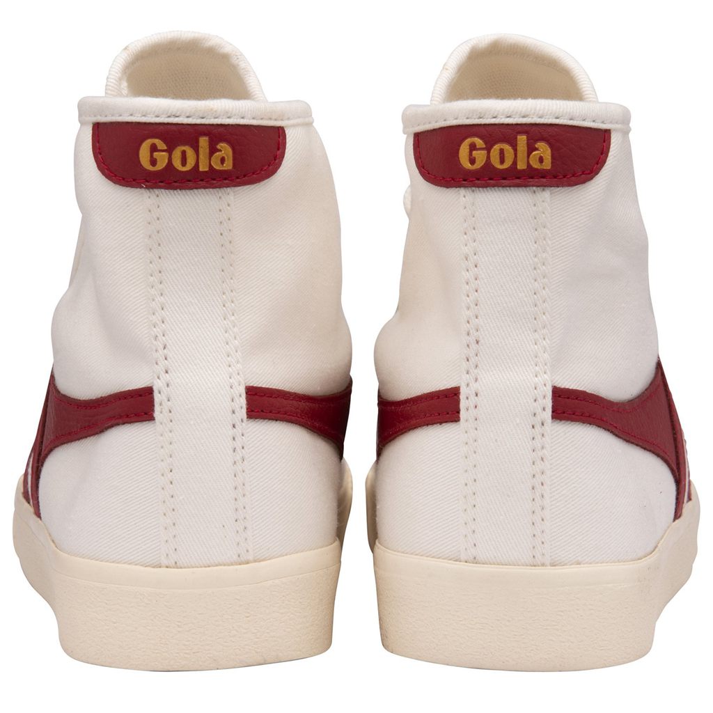Gola Vegan Classics Tennis Mark Cox High Sneakers Fehér Mélypiros Hungary | WNU-569318