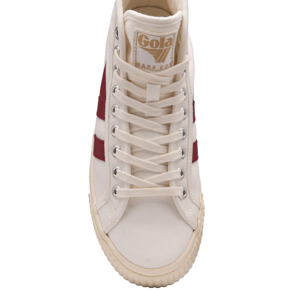 Gola Vegan Classics Tennis Mark Cox High Sneakers Fehér Mélypiros Hungary | WNU-569318