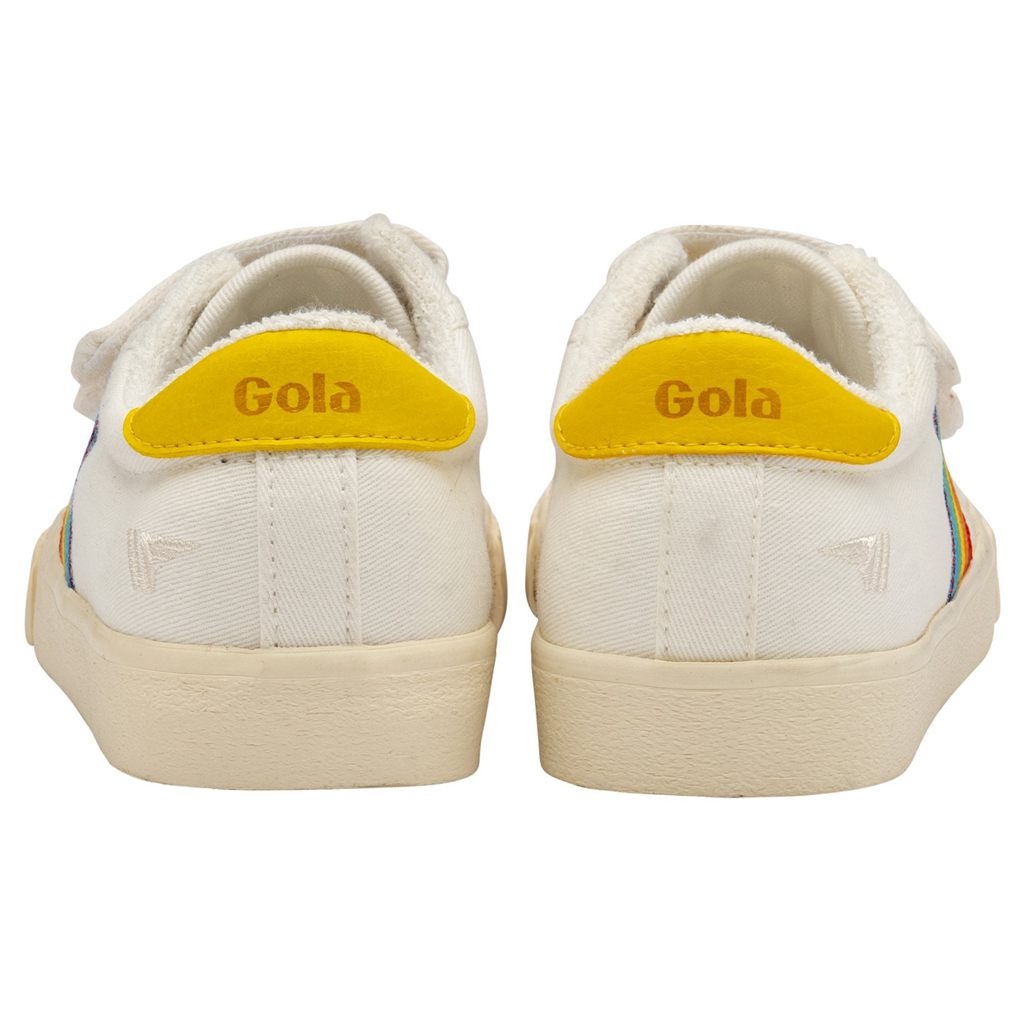 Gola Vegan Classics Tennis Mark Cox Rainbow Strap Shoes Fehér Hungary | GQW-364275