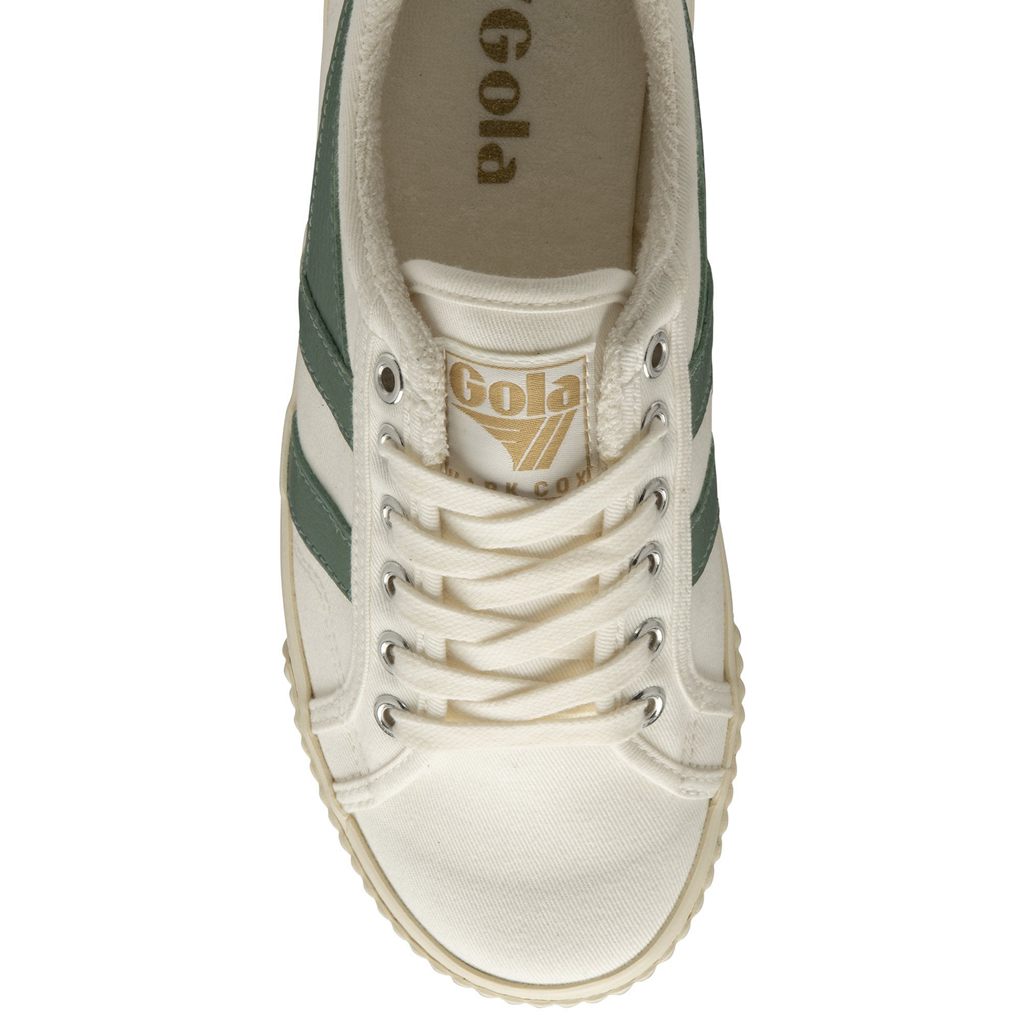 Gola Vegan Classics Tennis Mark Cox Sneakers Fehér Zöld Hungary | DGK-501237