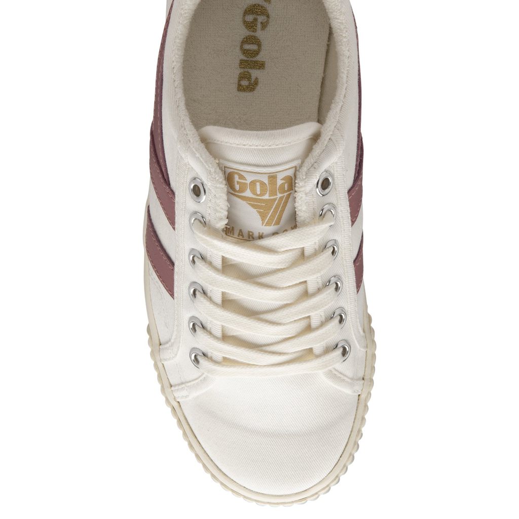 Gola Vegan Classics Tennis Mark Cox Sneakers Fehér Rózsaszín Hungary | DQC-845170